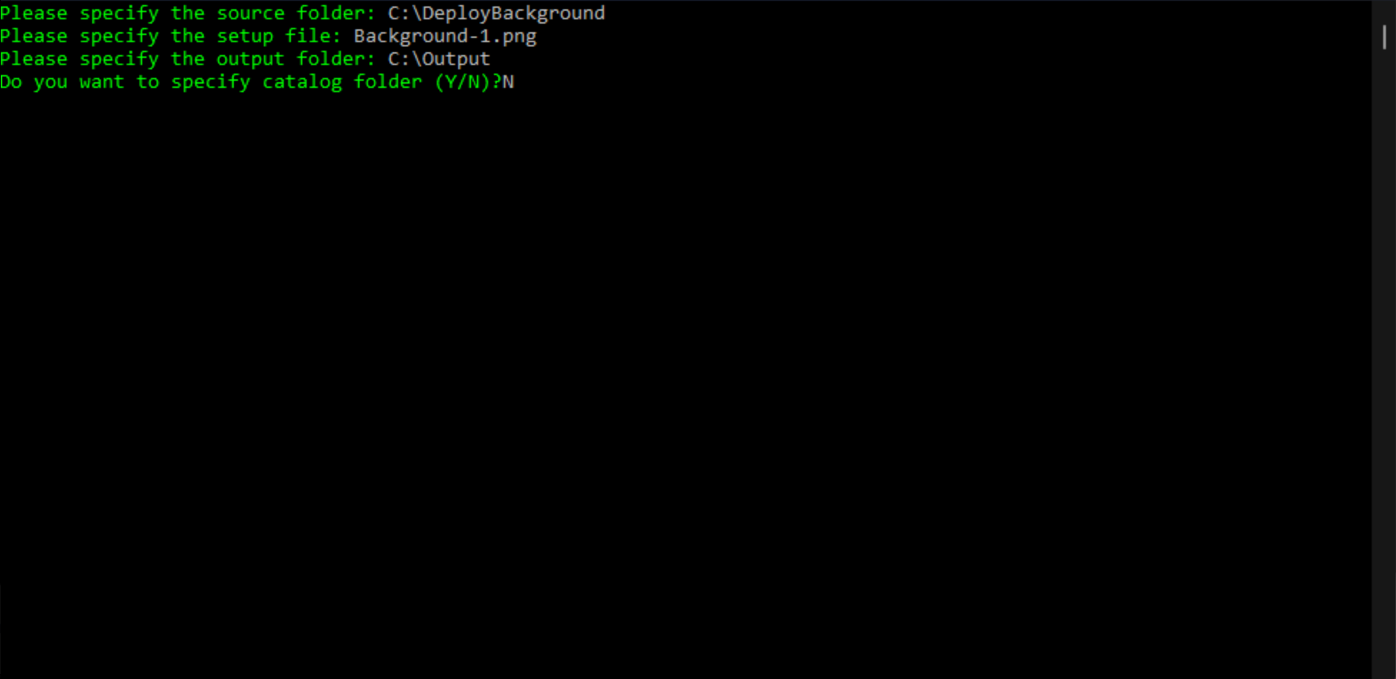 Generated .intunewin file in output folder